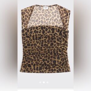 Abercrombie & Fitch Ava Mesh Blouse